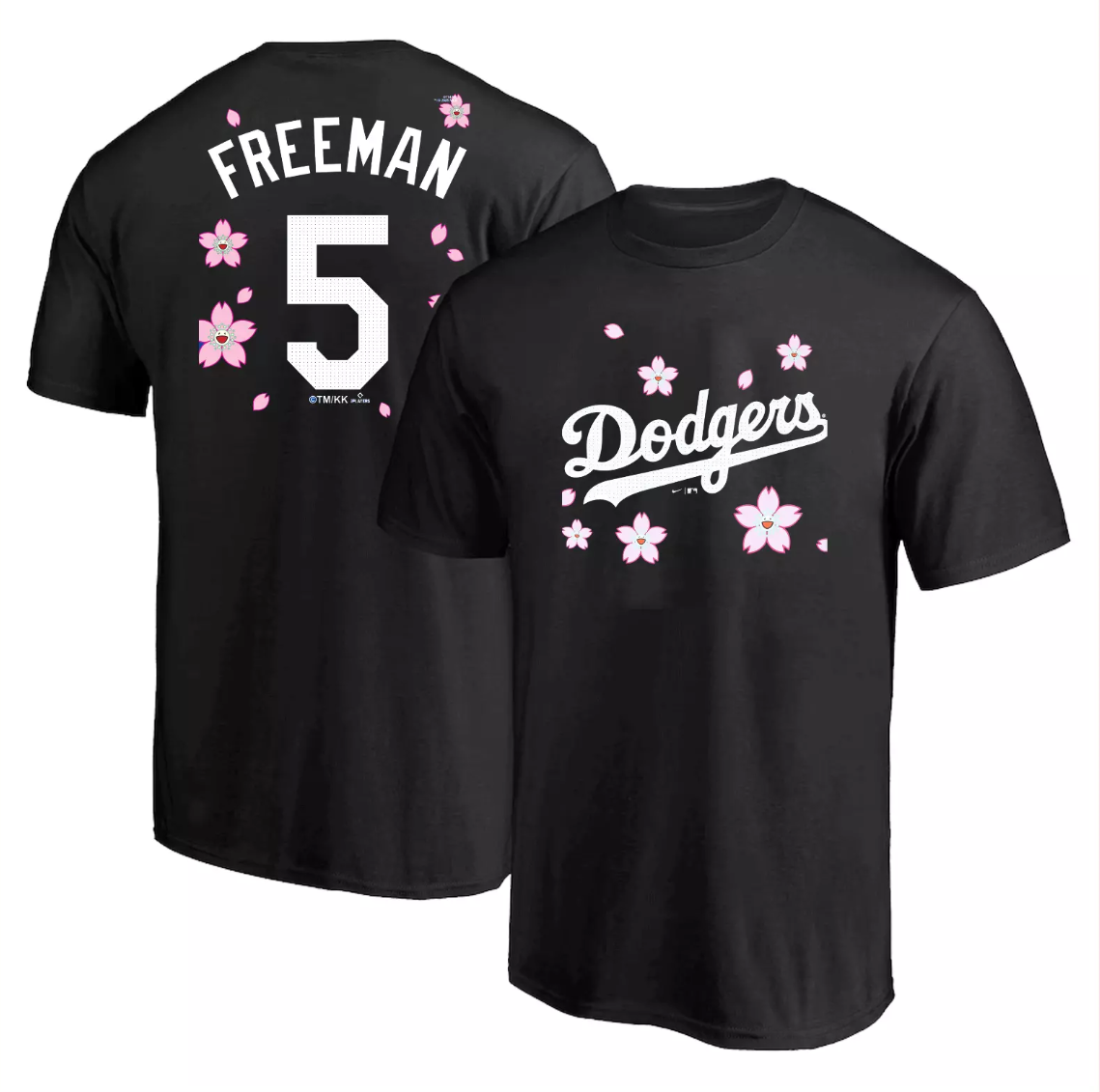 Men Los Angeles Dodgers #5 Freeman black MLB 2025 Tshirt style 3